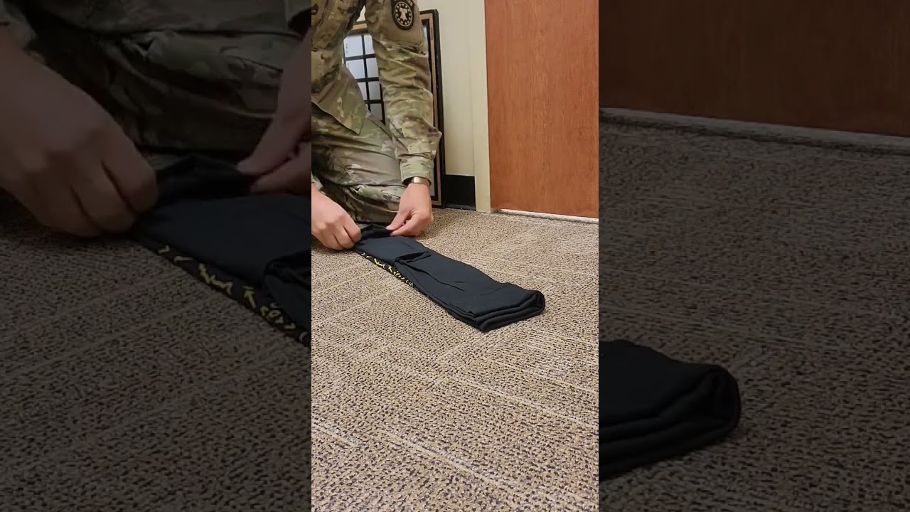 How to Ranger Roll your T-shirt! Follow for more tips!