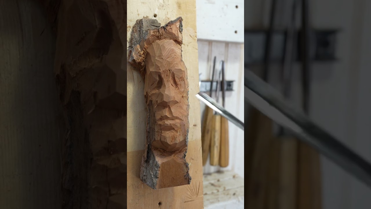 Создание деревянного лица