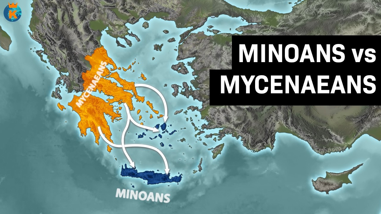How did the Mycenaeans Conquer the Minoans?