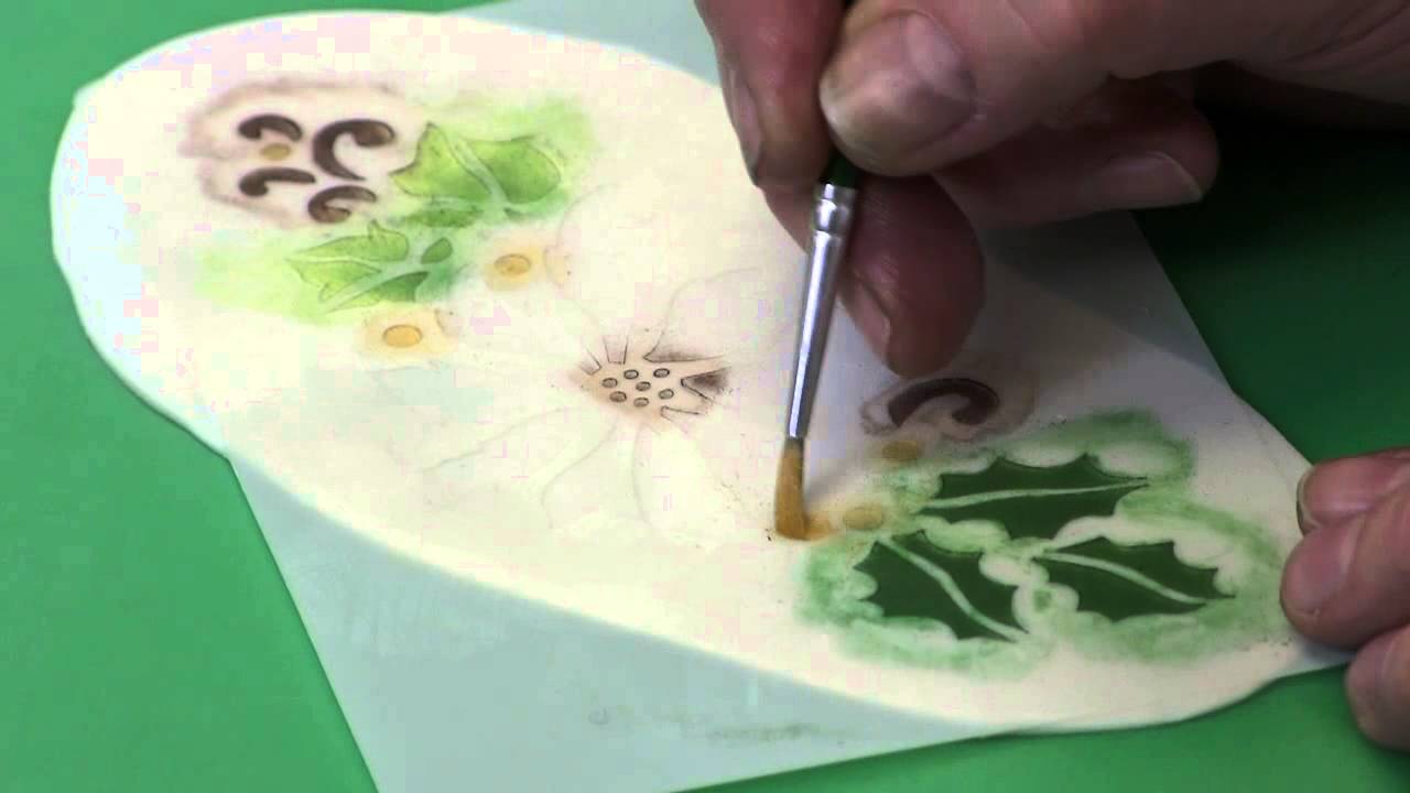 Patchwork Cutters - Using the Poinsettia Stencil