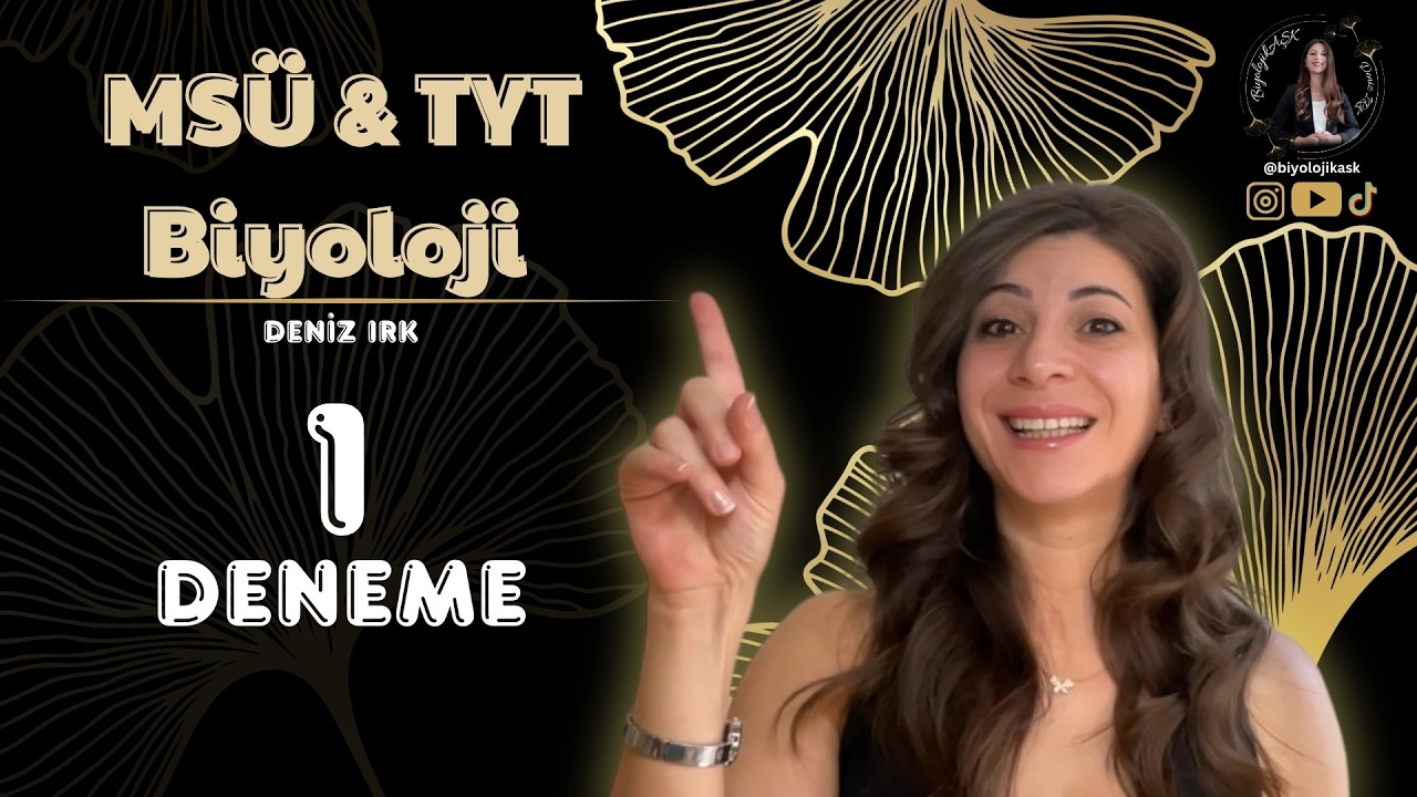 MSÜ-TYT Biyoloji 1. Deneme