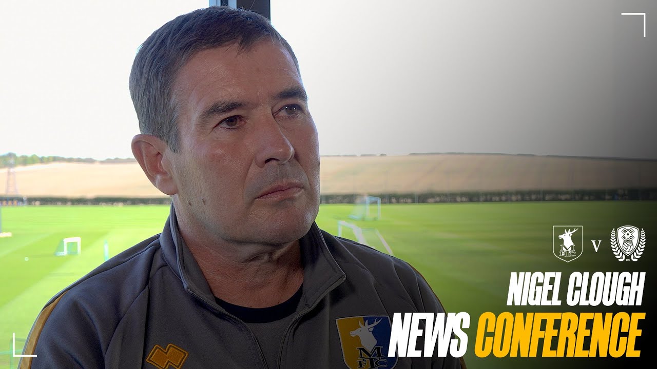 Nigel Clough's midweek news conference 🎙️