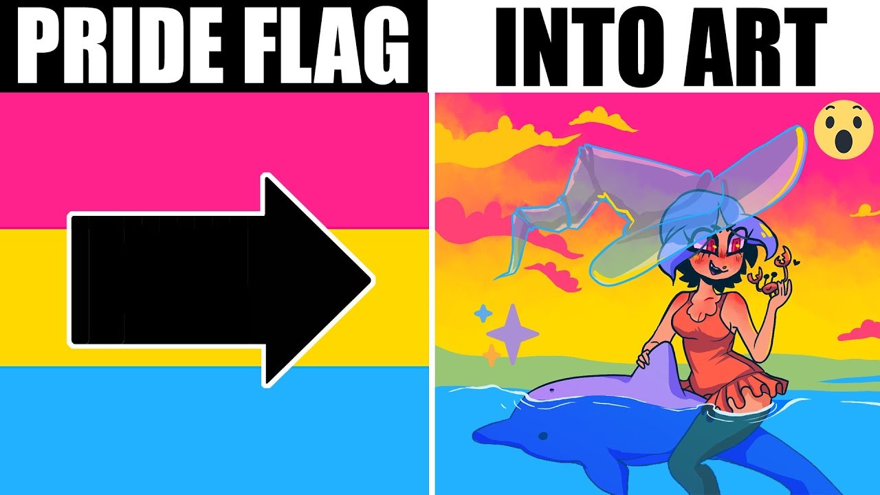 ARTIST TURNS LGBT+ FLAGS INTO ART