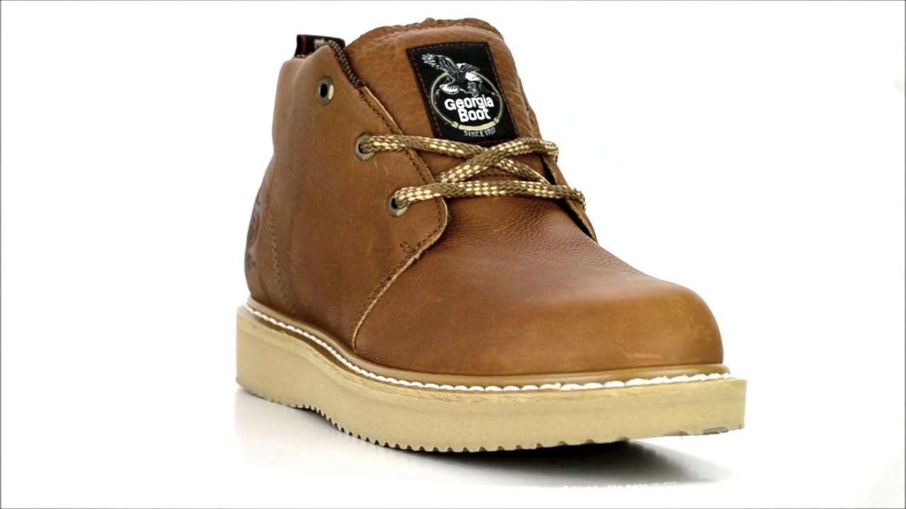 Men's Georgia Boot Composite Toe Wedge Sole Chukka Work Boot GB00257 @ Steel-Toe-Shoes.com