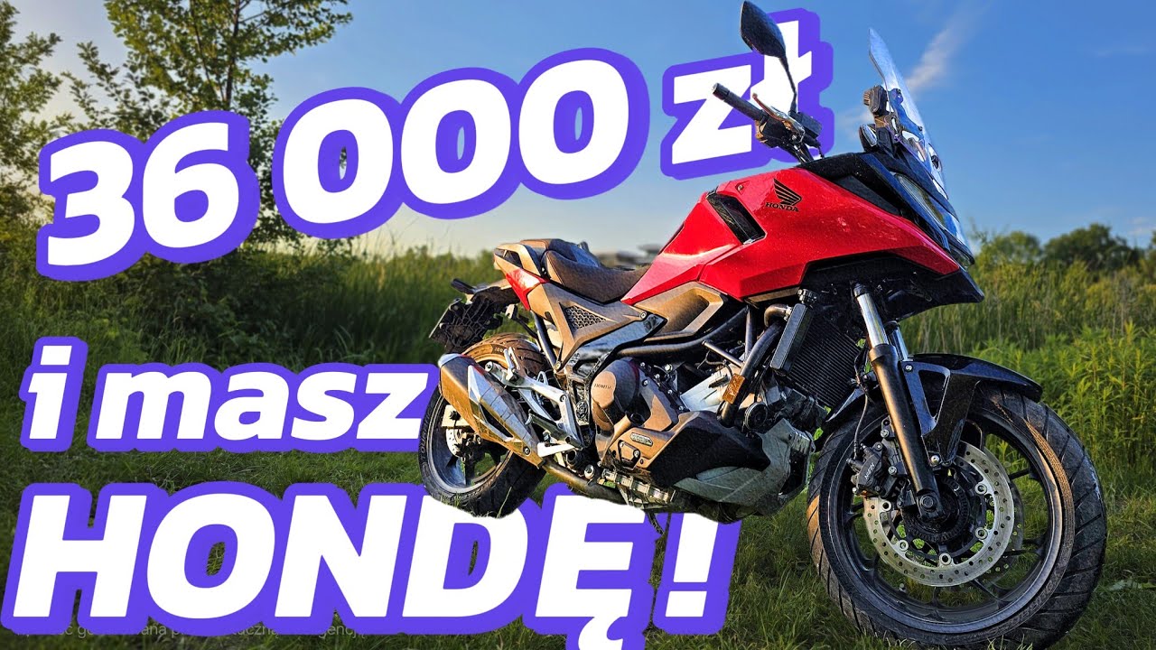 Honda NC750x DCT - wyjątkowo dziwna hybryda motocykla, ale jest super !
