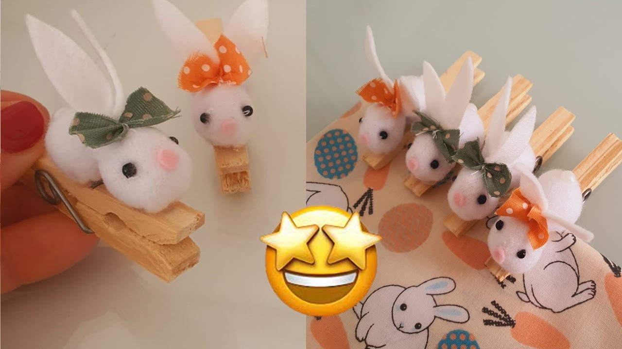 Coelhinho LINDO! Idéia de PASCOA, Artesanato pra você fazer em casa e ganhar uma renda extra