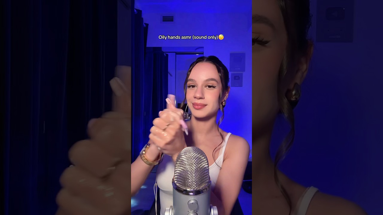 Asmr oil sounds ☀️ #asmr #asmrsounds #asmrvideo #tingles #sleep