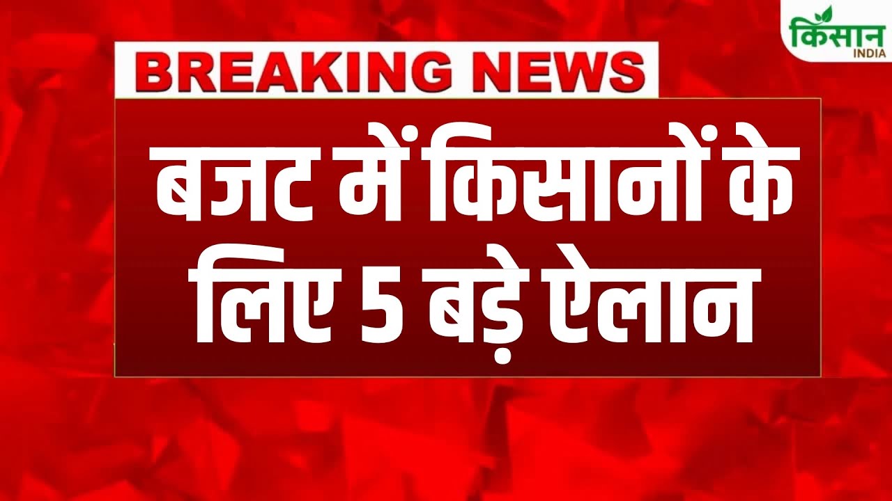 Budget 2026 में वित्त मंत्री Nirmala Sitharaman नें खेती को लेकर करदी बड़ी घोषणा, किसानों को तोहफा