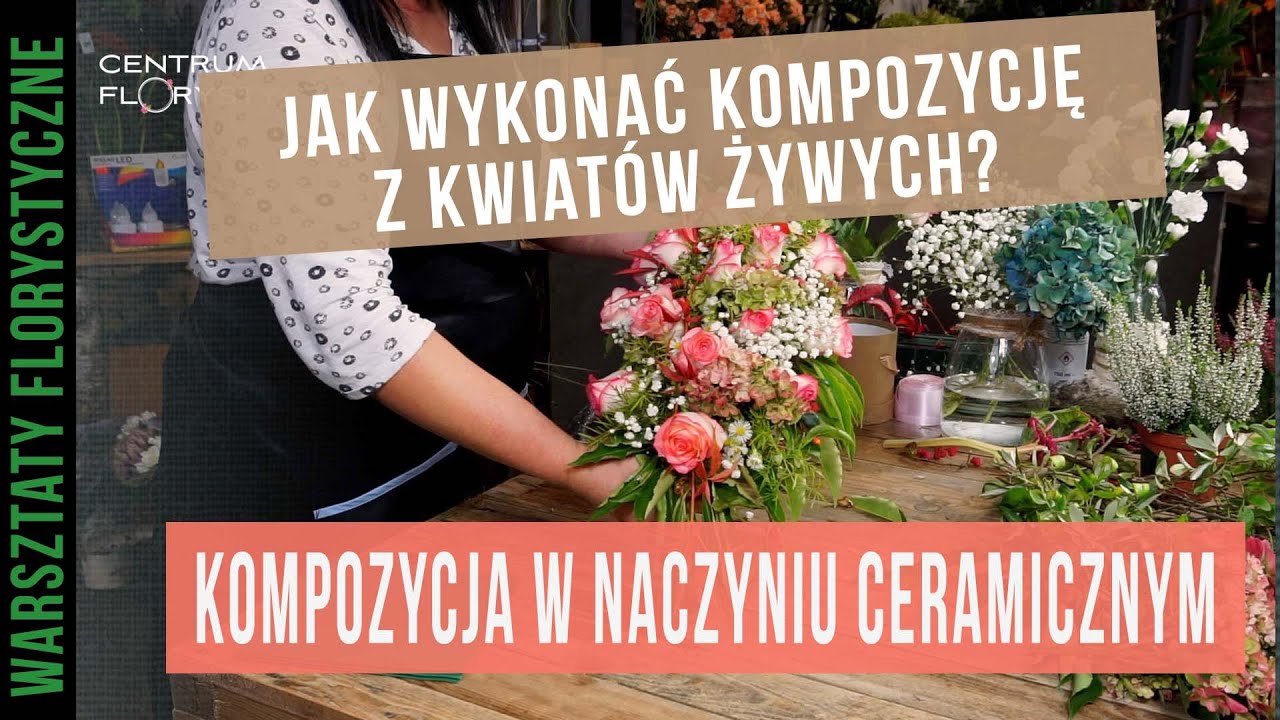 Jak przygotować kompozycję z róż na stół lub komodę? | WARSZTATY FLORYSTYCZNE
