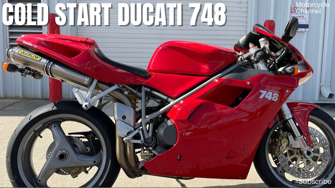 Ducati 748 cold start.
