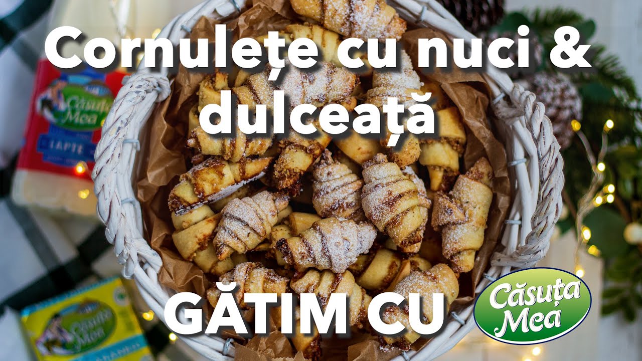 Cornulețe cu nuci & dulceata