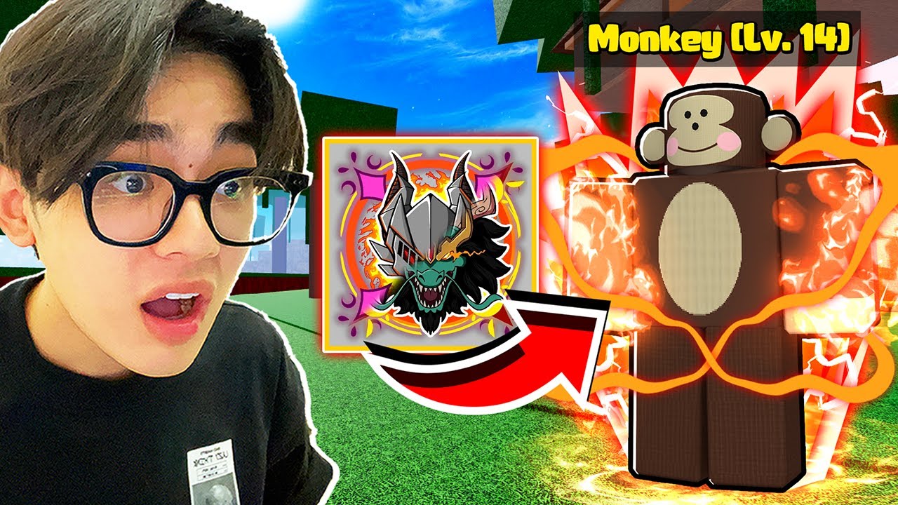 NPC Này Sử Dụng Trái DRAGON V2 Bắt Nạt Noob Sea 1 Trong Blox Fruits | Roblox Trolling