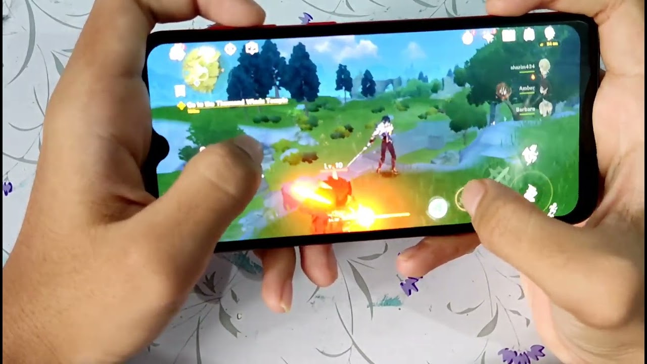 2022 Samsung Galaxy A20 3gb ram, Gaming Test Genshin Impact