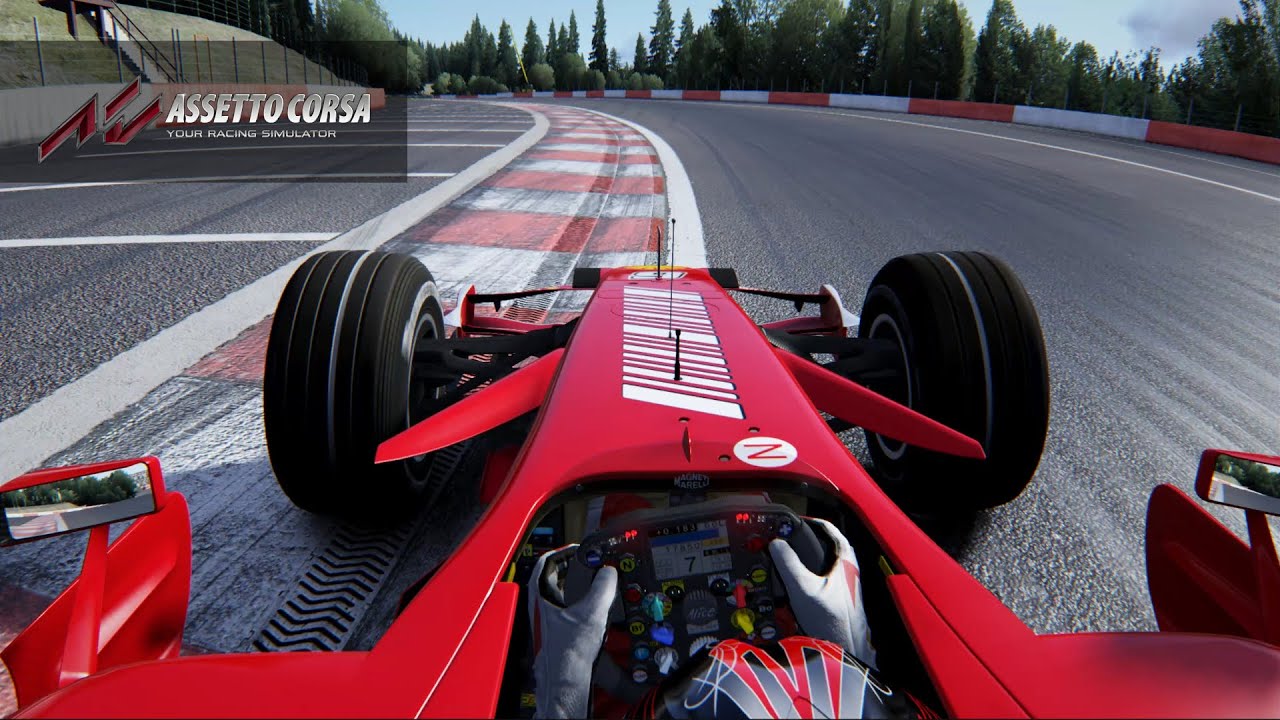 Assetto Corsa F1 2007 Raikkonen Onboard Pole Lap Spa (Original Audio)
