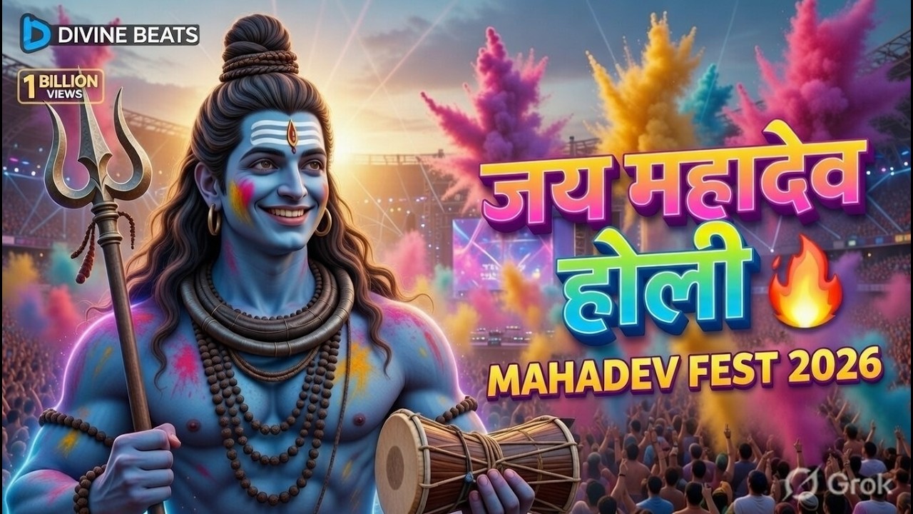 Mahadev Ki Rangi Holi 2026 🔥 | DJ Tandav Anthem | Har Har Mahadev Holi Song | Tenzo Mind Krishna