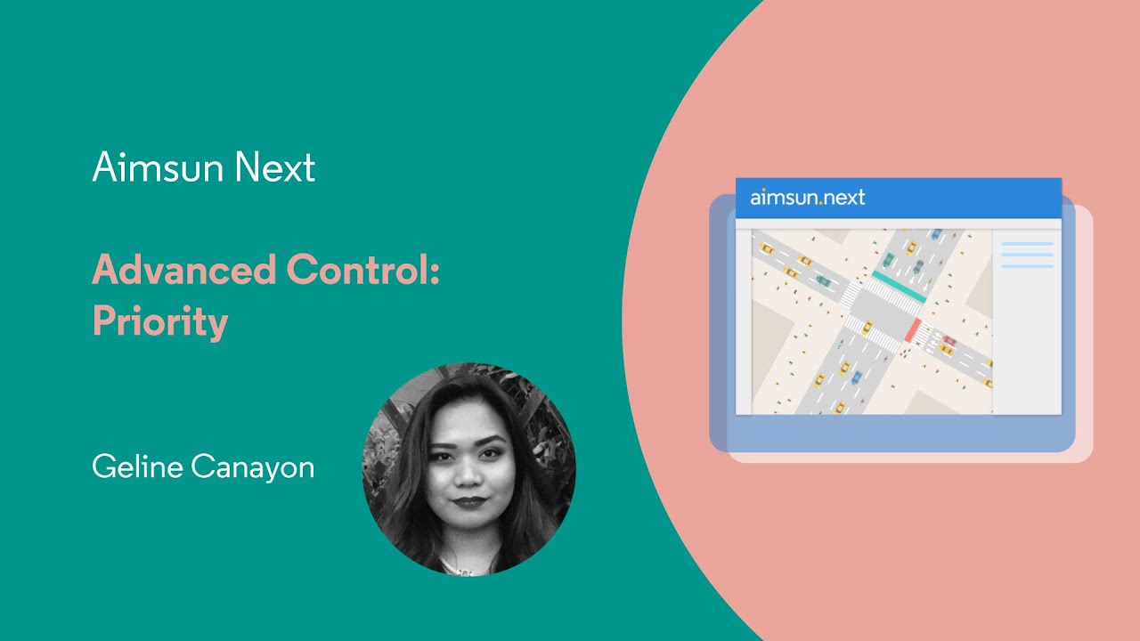 Aimsun Next Tutorial 9.1 - Advanced Control: Priority