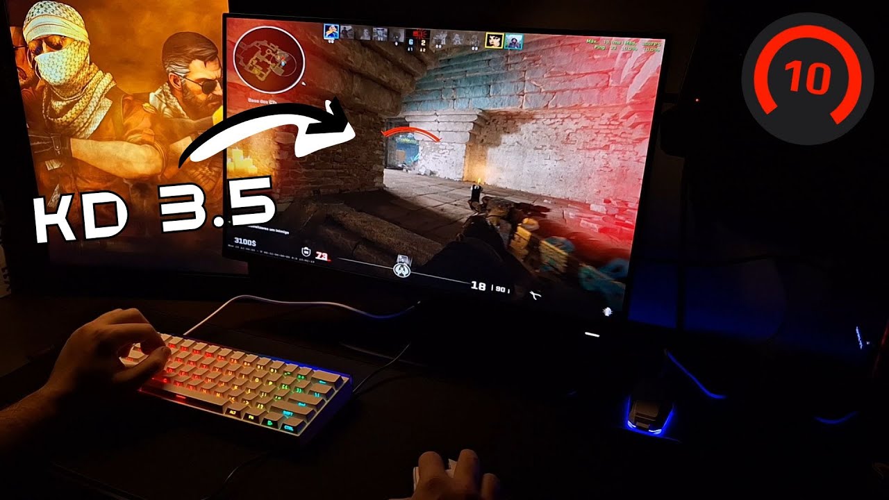 Level 10 Faceit Player Dominates Low Elo in CS2 Competitive Matchmaking! | Alienware 320Hz