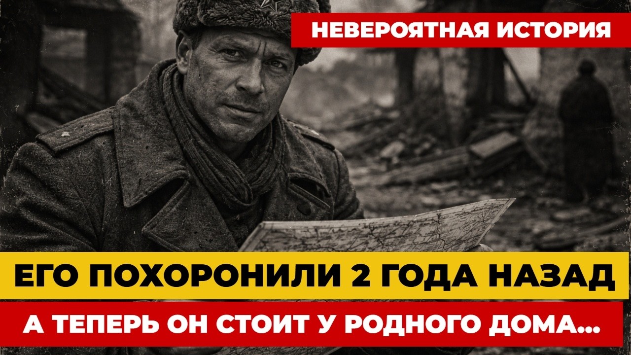 ЕГО ПОХОРОНИЛИ 2 ГОДА НАЗАД. А теперь он стоит у родного дома…