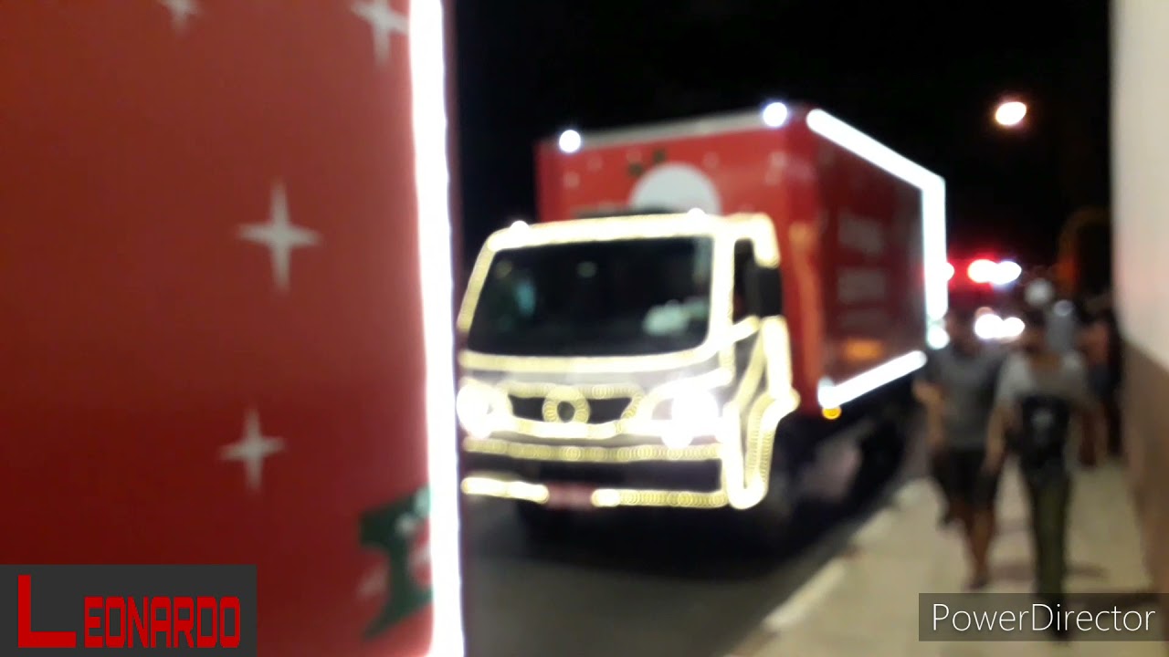 COMBOIO DE NATAL DE CAMINHÕES DA COCA-COLA EM CAPÃO BONITO SP PARTE FINAL #capaobonito #cocacola