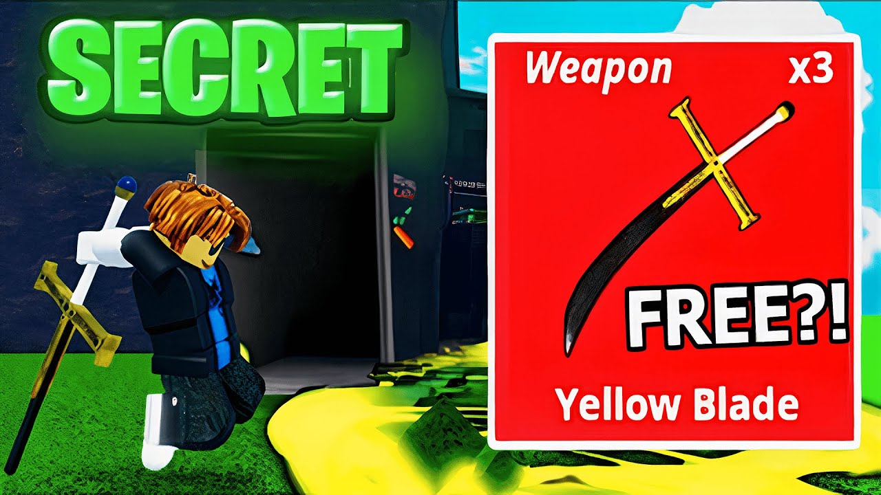 МОРЕ МЕМОВ *СЕКРЕТ* ДАЁТ БЕСПЛАТНО!? Жёлтый Клинок!? Roblox