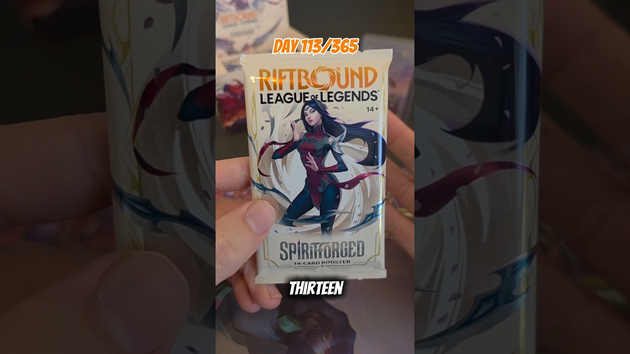 Opening A Riftbound Pack Every Day - 113 #riftbound #leageoflegends #spiritforged