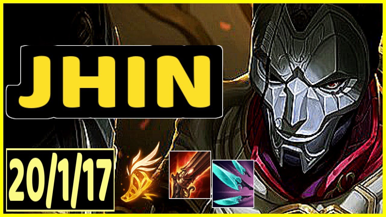 JHIN VS LUCIAN - 20/1/17 KDA ADC GAMEPLAY