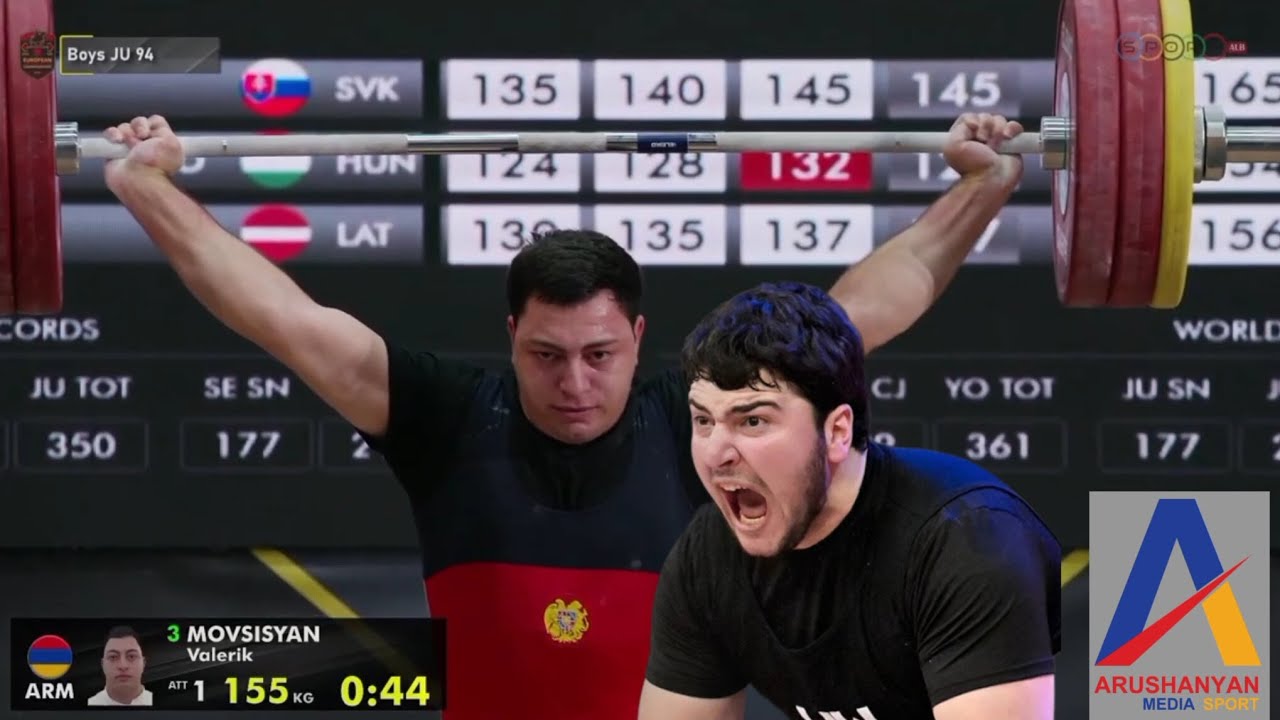 🇦🇲🏋‍♂️🏋‍♂️/Վալերիկ Մովսիսյանի և Գրիգոր Ղազարյանի մրցելույթը Եվրոպայի առաջնությունում #հայեր #armenia