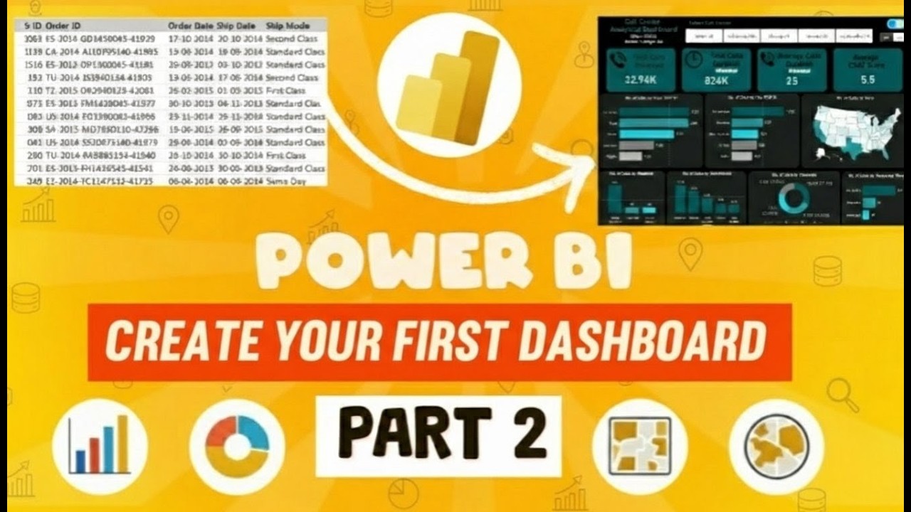 Build Your FIRST Power BI Dashboard | Power BI Complete Course | Part -2