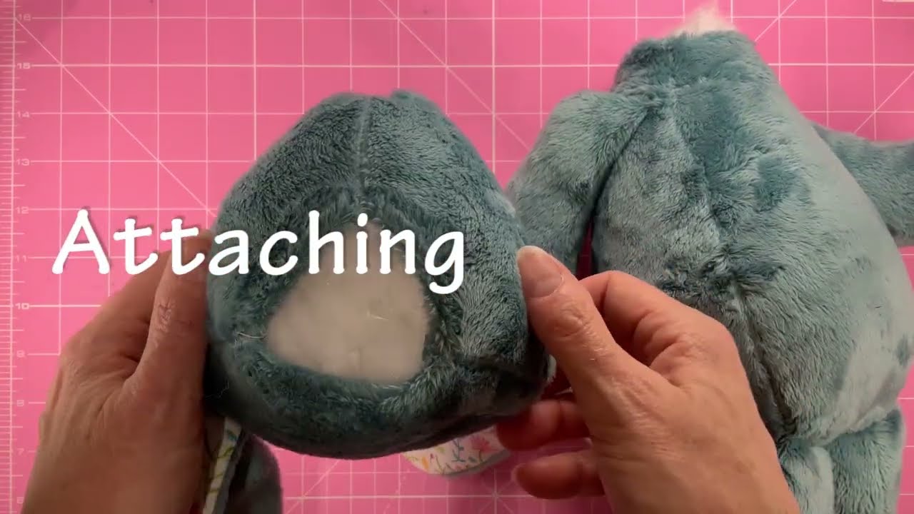 Attaching a Teddy Head to the Body by Hand