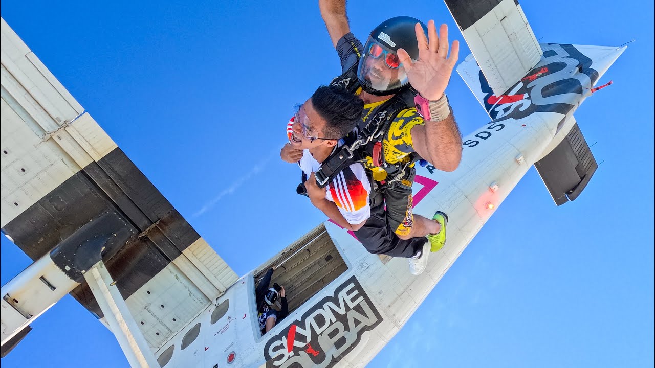 SKY DIVING IN DUBAI 🪂