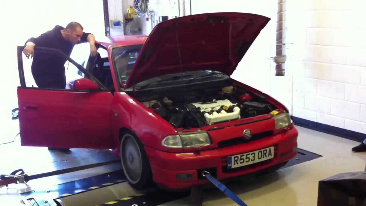 Vauxhall Astra mk3 2.5 V6 (X25XE) dyno run