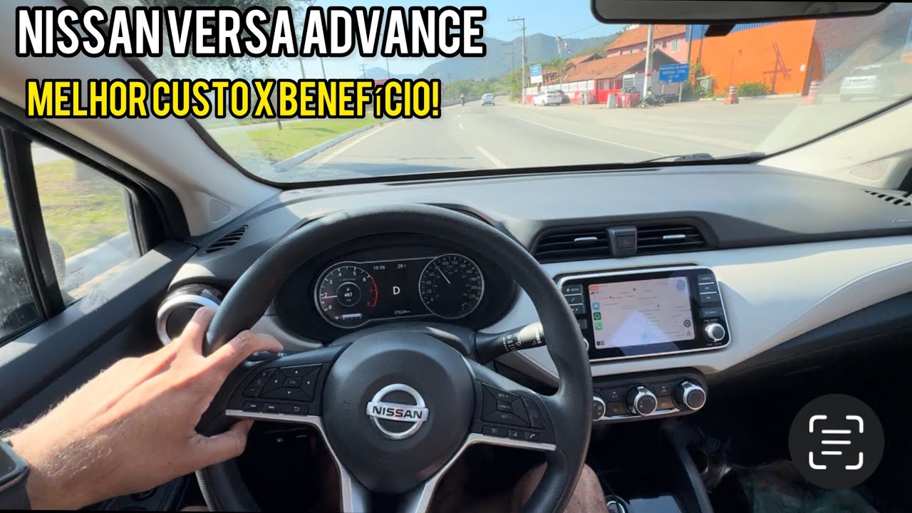 NISSAN VERSA ADVANCE 2021 CVT 1.6! MELHOT CUSTO BENEFÍCIO?!