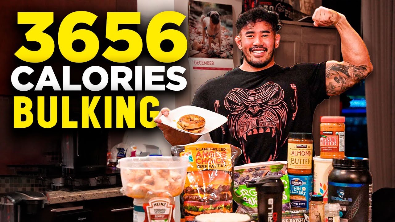 FULL DAY OF EATING | 3656 Total Calories #fulldayofeating #bulkingdiet