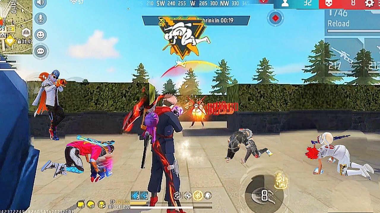 JUJUTSU KAISEN POWER💥 | ITADORI SKIN CLUTCH💀 RUSH GAMEPLAY🔥 | POCO X7 PRO ULTRA GRAPHICS⚡ FREE FIRE🔥