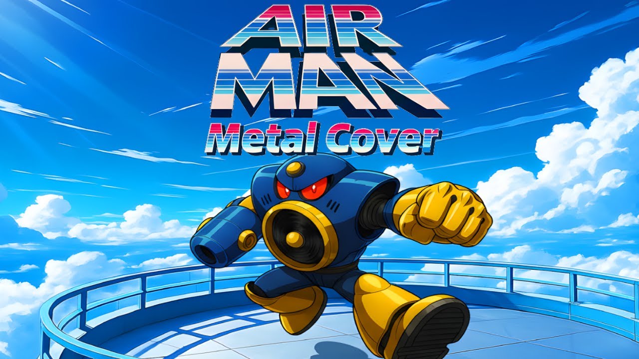 🔥 Mega Man 2 NES Air Man Metal Cover 🔥