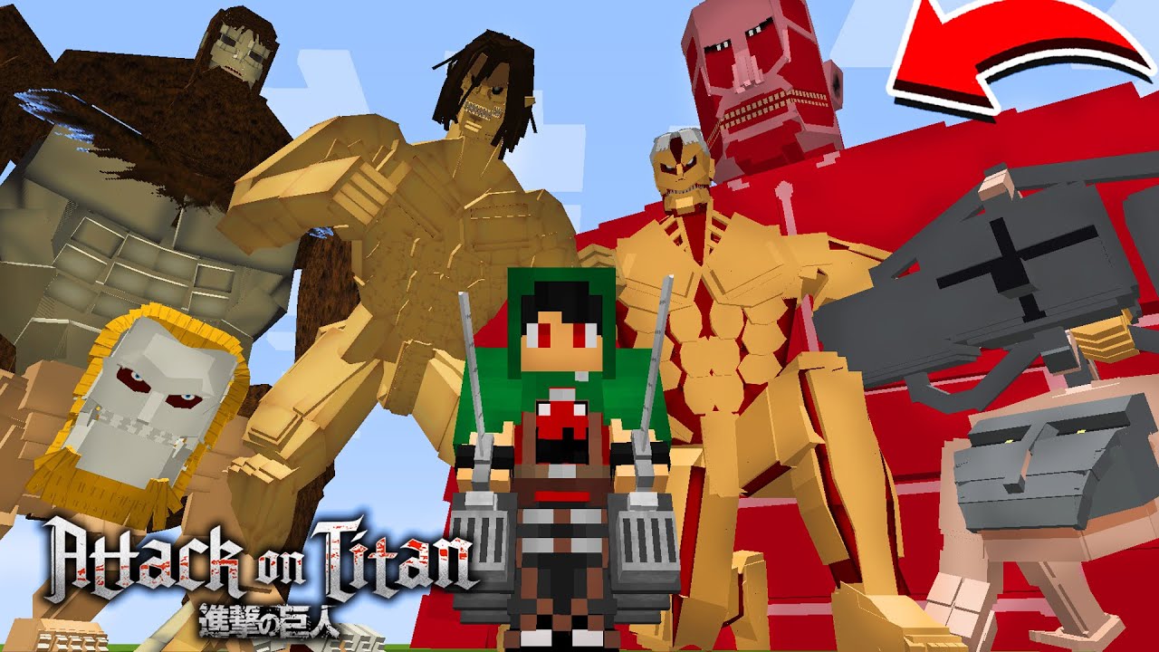 *NOVO* MOD DE ATTACK ON TITAN NO MINECRAFT (incrível) ‹‹ P3DRU ››