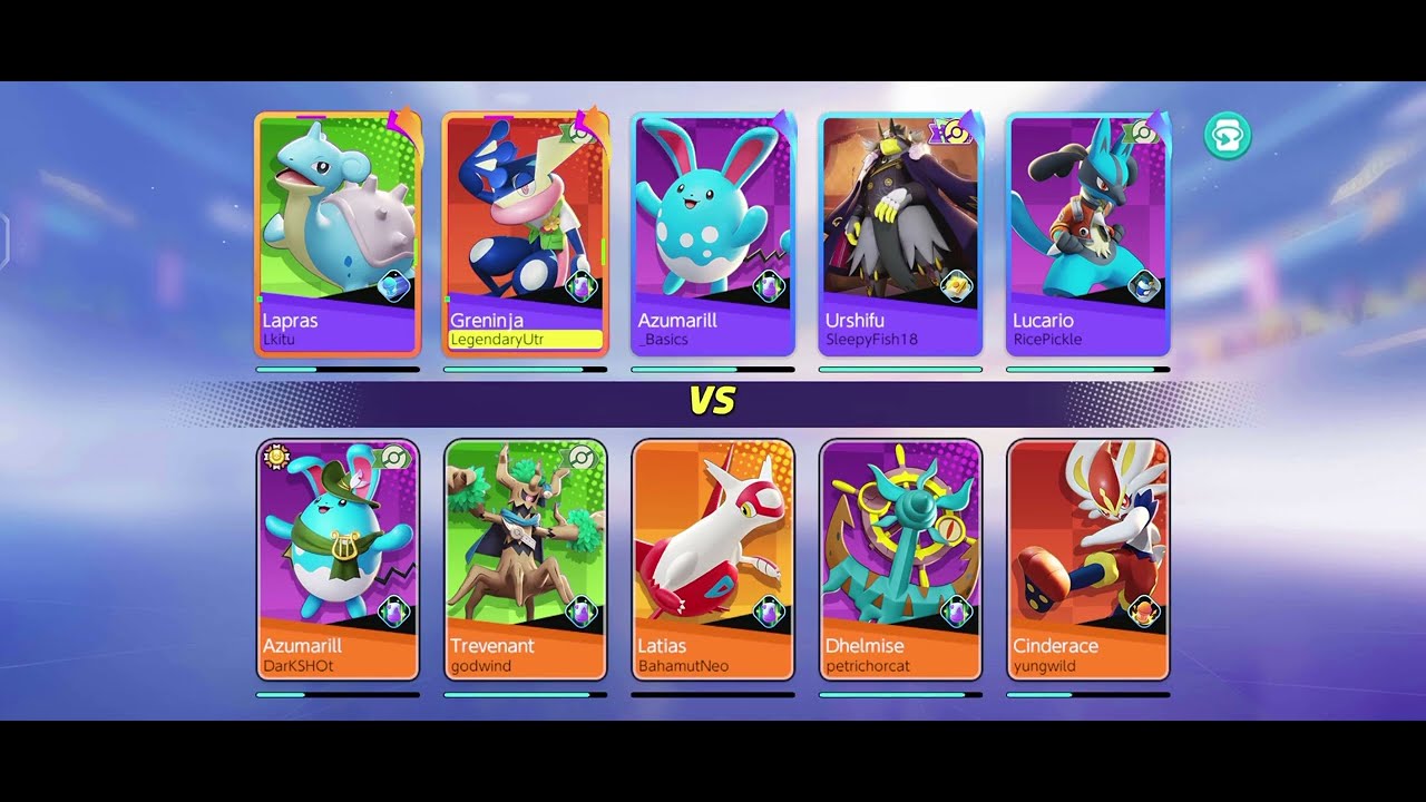 Double team Greninja gameplay | Pokémon Unite Contents