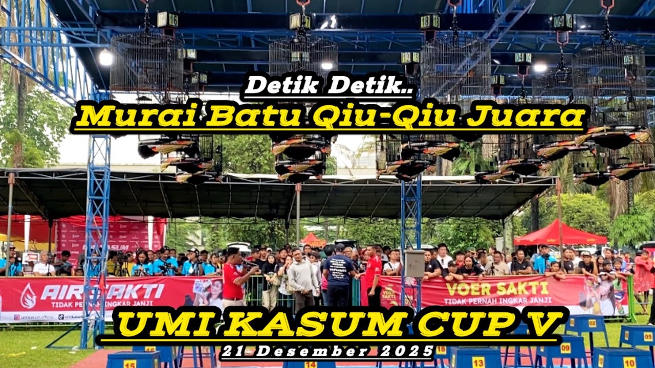 UMI KASUM CUP V : DETIK DETIK MURAI BATU QIU-QIU KONCER TIKET 3,3 JUTA