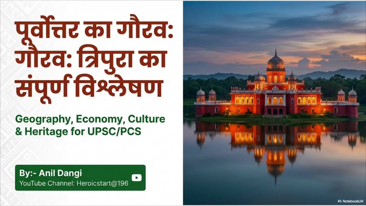 🔥🔥The important jewel of Northeastern state Tripura ||For all important General Questions 