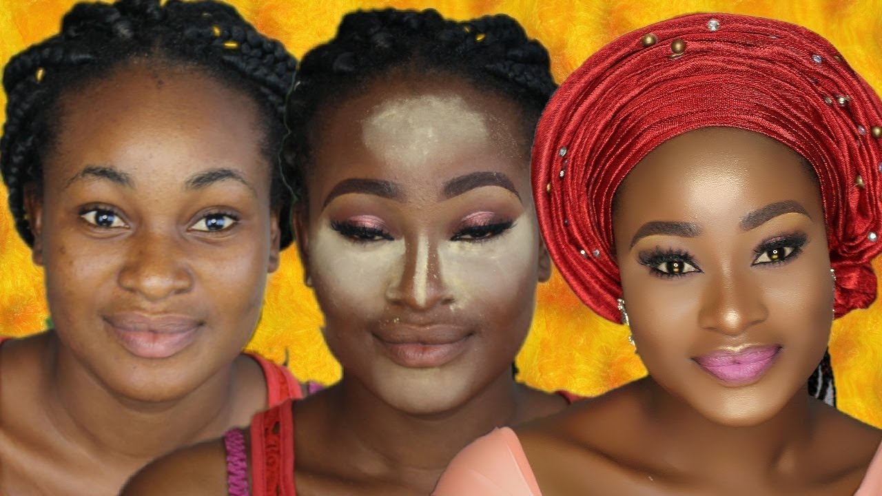 #makeupandGele CLIENT MAKEUP AND GELE TRANSFORMATION