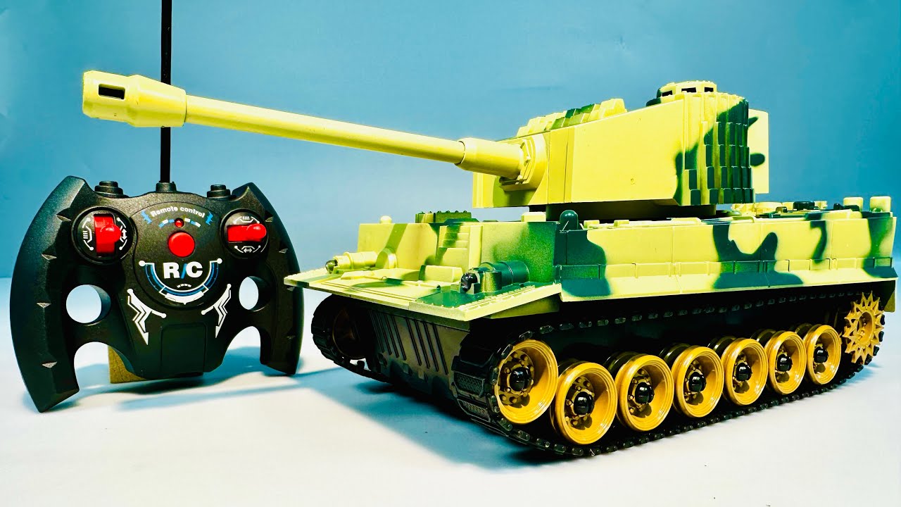 Tiger RC Tank Unboxing & Review| Bugatti Transforming RC Car & Electric Wheel Loader Toy Vehicles