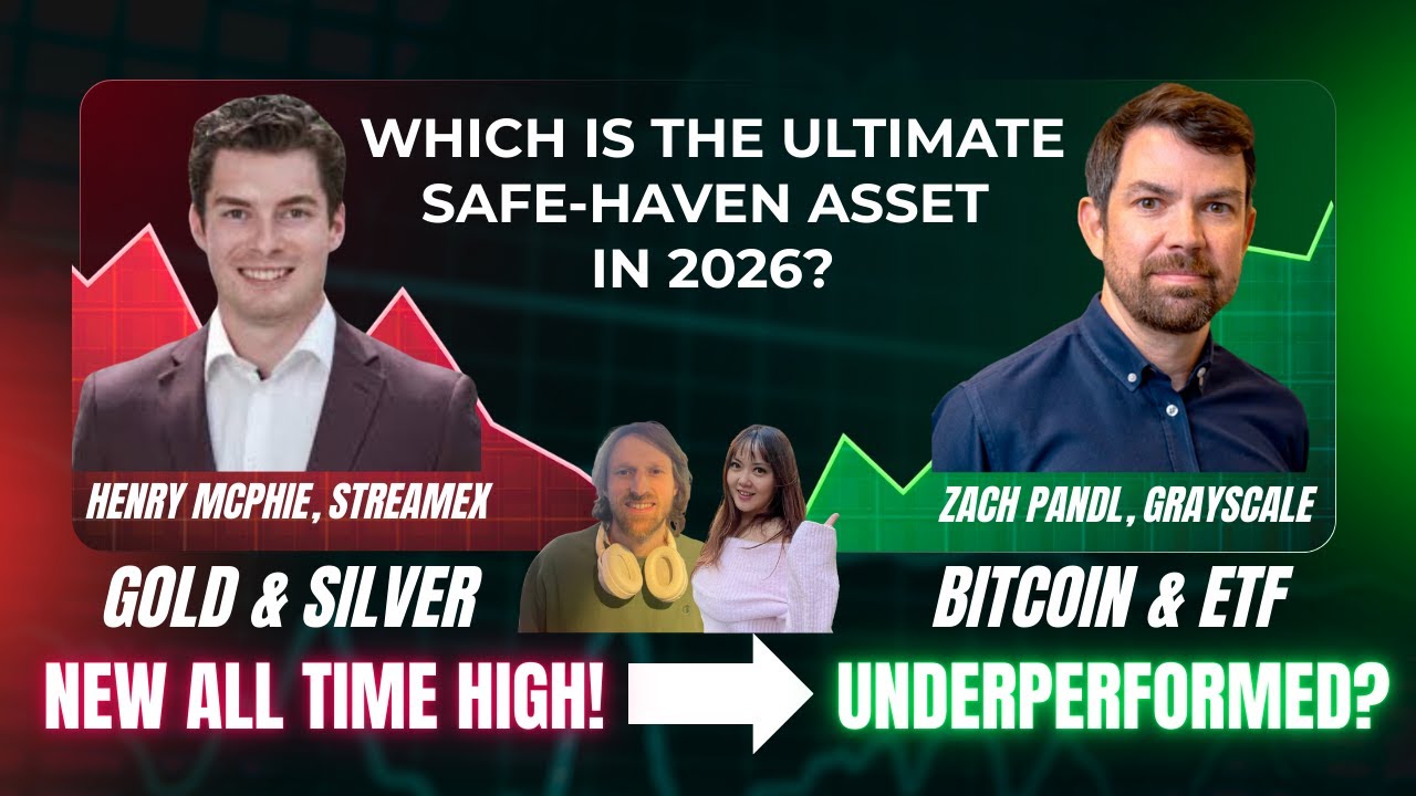 Gold, Silver & Bitcoin/ETFs—Which Is Ultimate Safe-Haven Asset in 2026? | EP1 (Grayscale & Streamex)