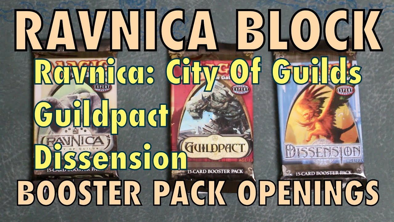 MTG -  Ravnica: City of Guilds, Guildpact, Dissension Booster Pack Opening for Magic: The Gathering