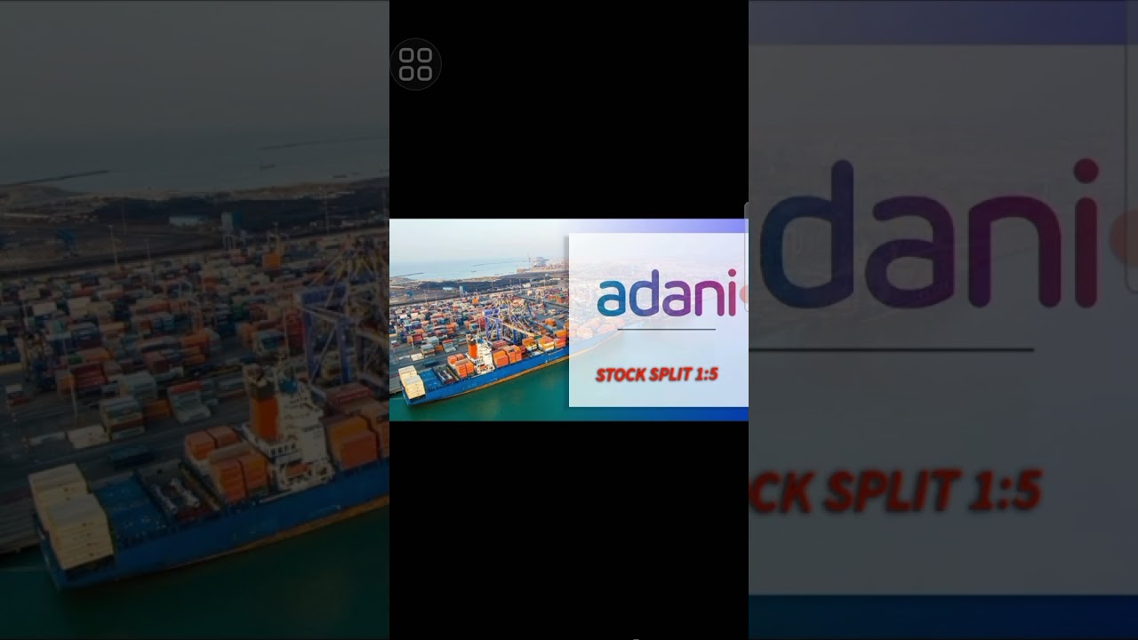 Adani port stock split 1:5 2025 #swingstockselection #trading #breakingnews