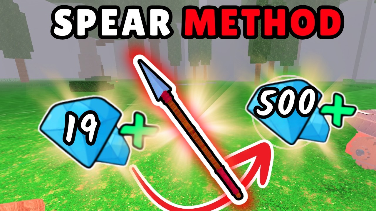 SPEAR ONLY to Get 500 DIAMONDS FAST | 99 Nights in the Forest