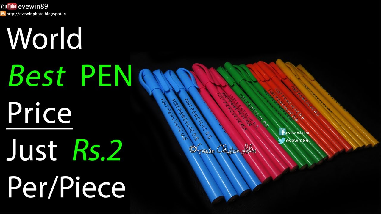 World Best PEN - Likho Phekho Pen - Price Just Rs-2 - FORT DF Pens