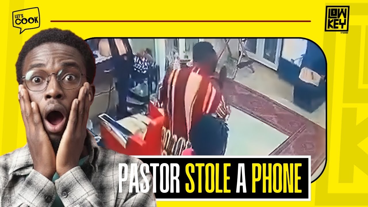 This is how a pastor stole phone from a shop😂