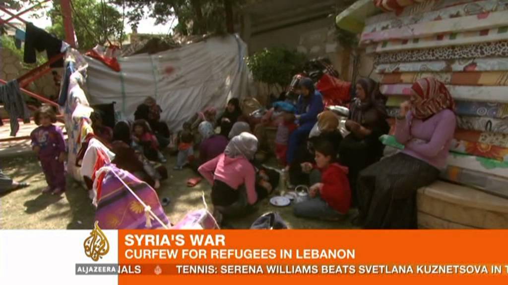 Lebanese authorities impose curfew on Syrian refugees