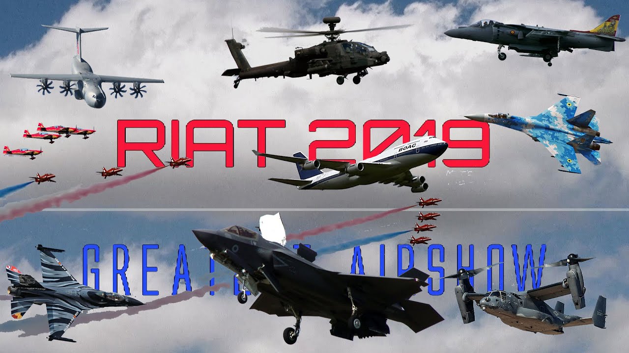 RIAT2019 4K UHD Fairford Full Airshow .Chronological Videoreport of the Airshow 20/07/2019
