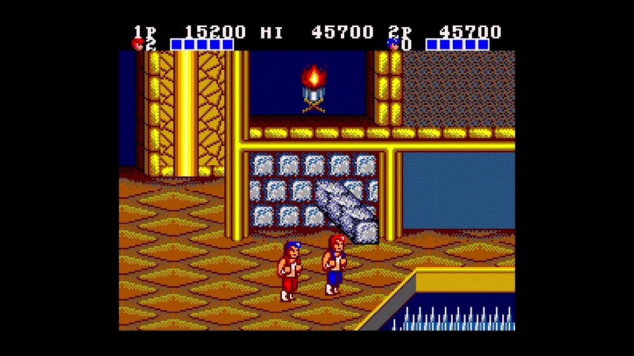 Double Dragon Sega Master System 2 player